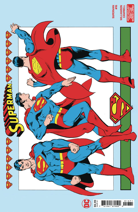 Superman, Vol. 6 16 Comic José Luis García-López Wraparound Variant DC Comics 2024