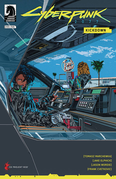 Cyberpunk 2077: Kickdown 3 Comic Rudcef Variant Dark Horse Comics 2024