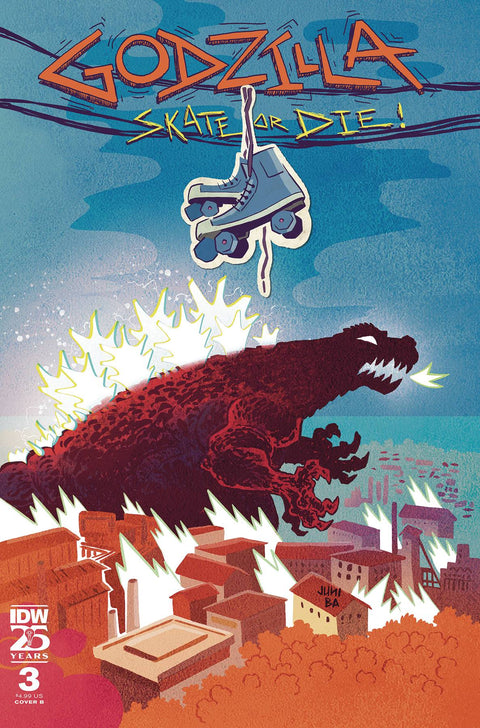 Godzilla: Skate Or Die! 3 Comic Juni Ba Variant IDW Publishing 2024