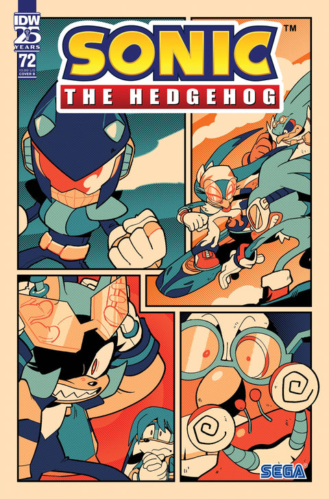 Sonic the Hedgehog, Vol. 3 72 Comic Thomas Rothlisberger Variant IDW Publishing 2024