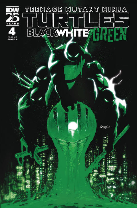 Teenage Mutant Ninja Turtles: Black, White & Green 4 Comic Patrick Gleason IDW Publishing 2024