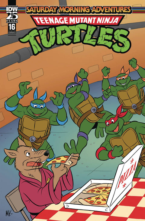 Teenage Mutant Ninja Turtles: Saturday Morning Adventures Continued 16 Comic Mike Kazaleh Variant IDW Publishing 2024