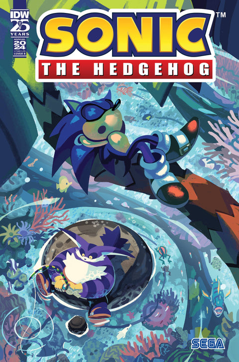 Sonic The Hedgehog Annual 2024 1 Comic Nathalie Fourdraine Variant IDW Publishing 2024