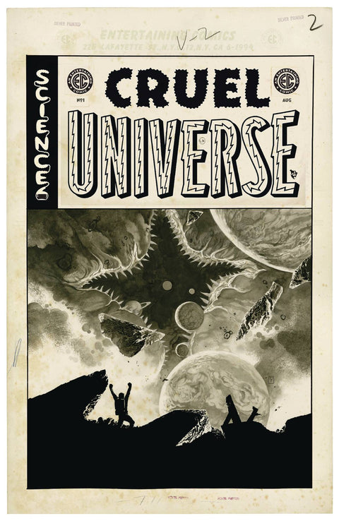 EC Cruel Universe 1 Comic 1:20 B&W Williams Art Ed Oni Press 2024