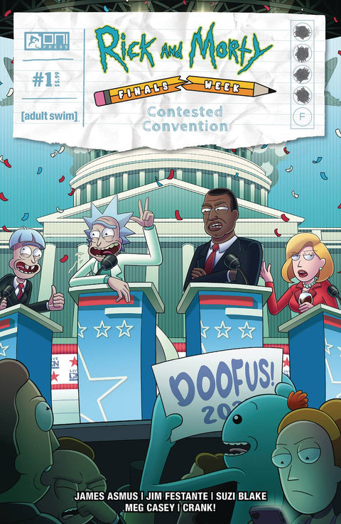 Rick And Morty Finals Week Contested Convention  Comic  Oni Press 2024