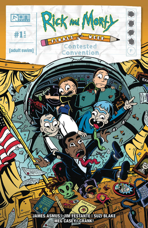 Rick And Morty Finals Week Contested Convention  Comic  Oni Press 2024