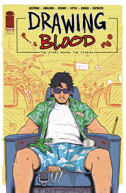 Drawing Blood 5 Comic Ben Bishop Variant Image Comics 2024