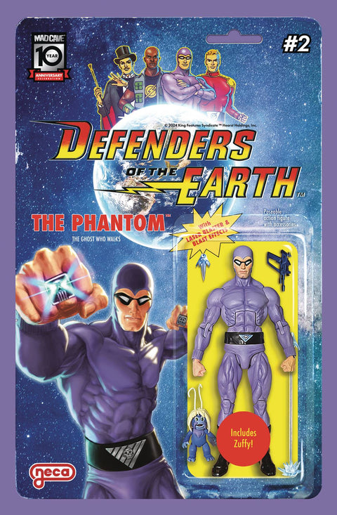 Defenders of The Earth (Mad Cave) 2 Comic Djordje Djokovic Action Figure Variant Mad Cave 2024