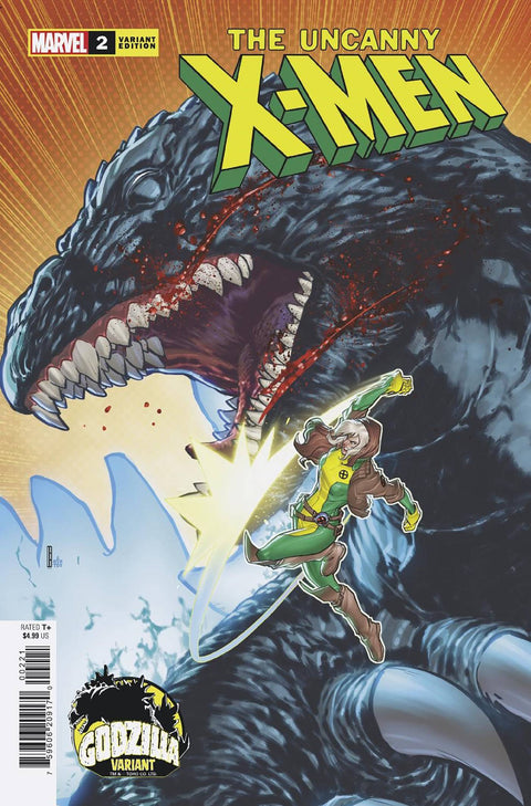 Uncanny X-Men, Vol. 6 2 Comic David Baldeón Godzilla Variant Marvel Comics 2024