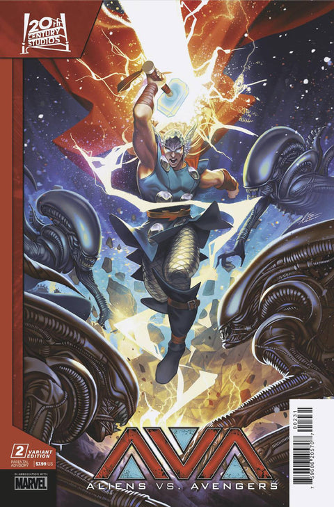 Aliens vs. Avengers 2 Comic Mateus Manhanini Variant Marvel Comics 2024