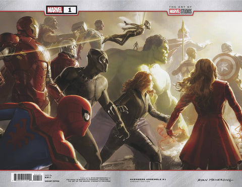 Avengers Assemble, Vol. 3 1 Comic Ryan Meinerding Marvel Studios Variant Marvel Comics 2024