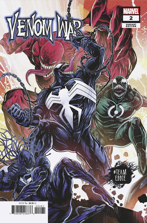 Venom War 2 Comic Luciano Vecchio Team Eddie Variant Marvel Comics 2024