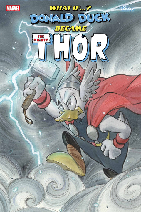 What If...? Donald Duck Became Thor 1 Comic Peach Momoko Variant Marvel Comics 2024