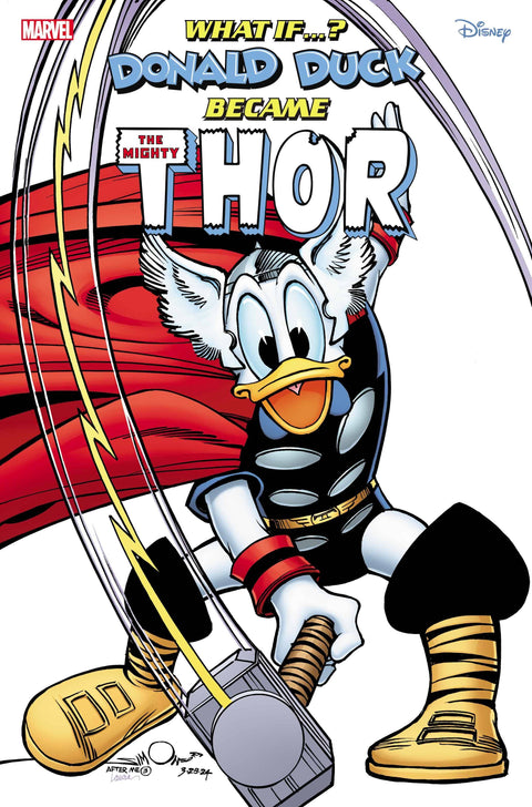 What If...? Donald Duck Became Thor 1 Comic Walter Simonson Variant Marvel Comics 2024