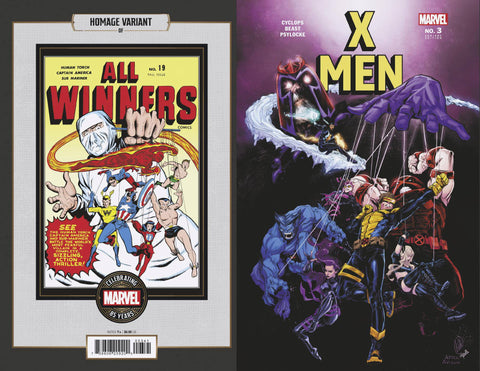 X-Men, Vol. 6 3 Comic Marvel 85th Anniversary Homage Variant Marvel Comics 2024