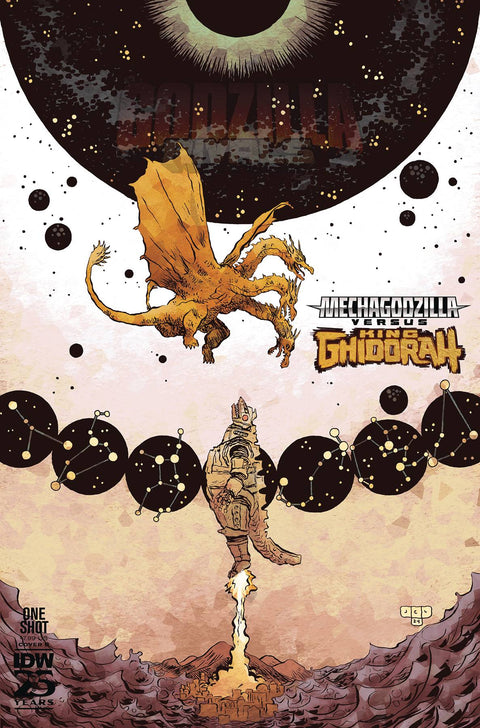 Godzilla Rivals: Mechagodzilla Vs. King Ghidorah 1 Comic Jesse Lonergan Variant IDW Publishing 2024