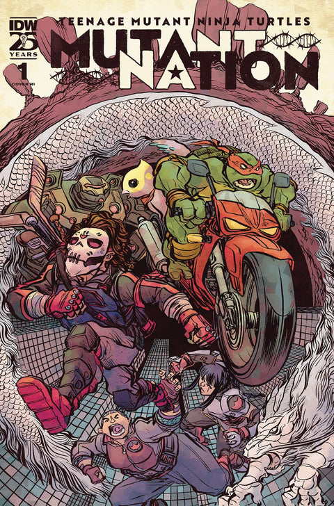 Teenage Mutant Ninja Turtles: Mutant Nation 1 Comic 1:10 Jim Lawson Incentive IDW Publishing 2024