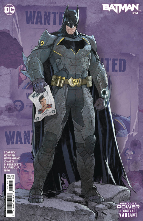 Batman, Vol. 3 151 Comic Mikel Janín Resistance Variant DC Comics 2024