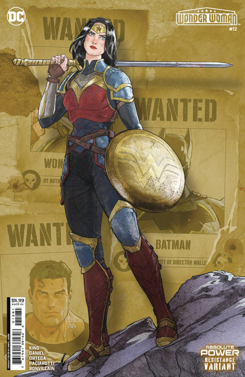 Wonder Woman, Vol. 6 12 Comic Mikel Janín Resistance Variant DC Comics 2024