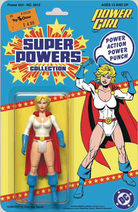 Power Girl, Vol. 3 12 Comic Alex Saviuk & Jason Geyer Action Figure Variant DC Comics 2024