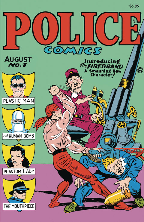 Police Comics 1 Comic Facsimile Quality Comics 2024