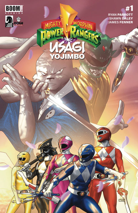 Mighty Morphin Power Rangers / Usagi Yojimbo 1 Comic Taurin Clarke Regular Boom! Studios 2024