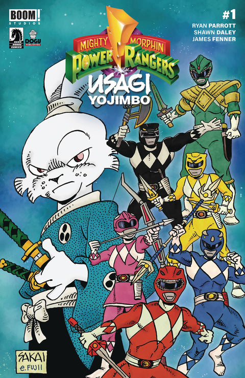 Mighty Morphin Power Rangers / Usagi Yojimbo 1 Comic Stan Sakai Variant Boom! Studios 2024