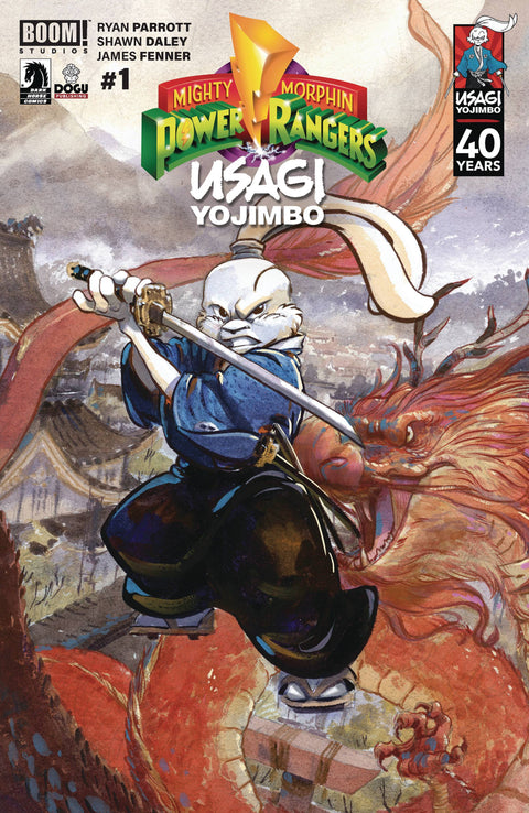 Mighty Morphin Power Rangers / Usagi Yojimbo 1 Comic Jared Cullum Variant Boom! Studios 2024