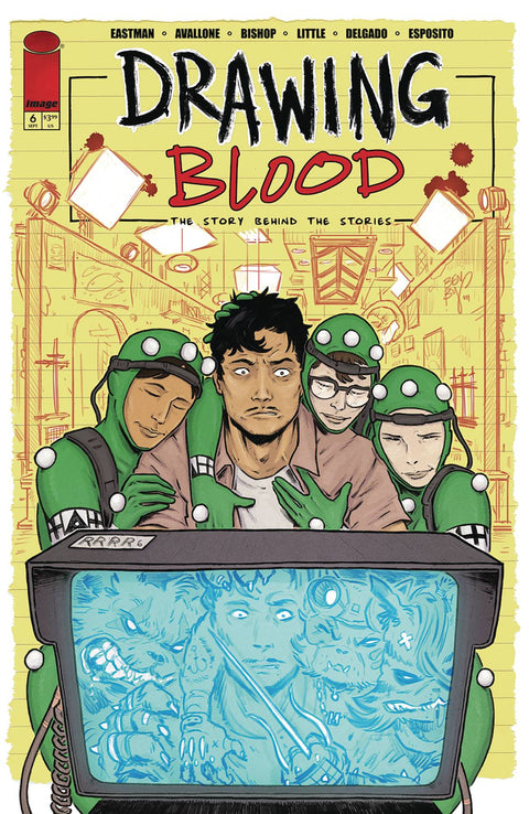 Drawing Blood 6 Comic Ben Bishop Variant Image Comics 2024