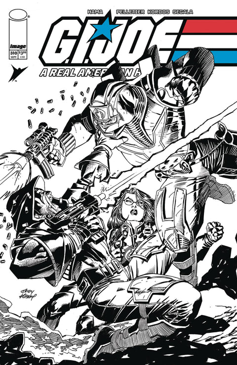 G.I. Joe: A Real American Hero 2023 (Image) 310 Comic Andy Kubert B&W Image Comics 2024