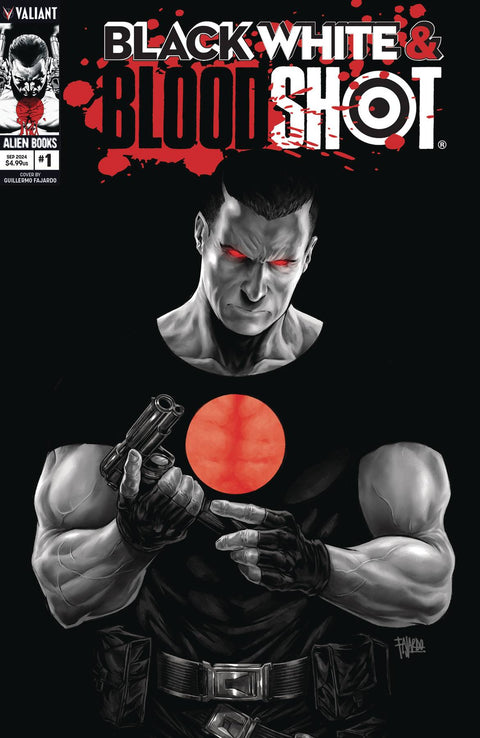 Black White & Bloodshot 1 Comic Guillermo Fajardo Regular Valiant Entertainment 2024