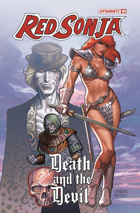 Red Sonja: Death and the Devil 1 Comic Joseph Michael Linsner Regular Dynamite Entertainment 2024