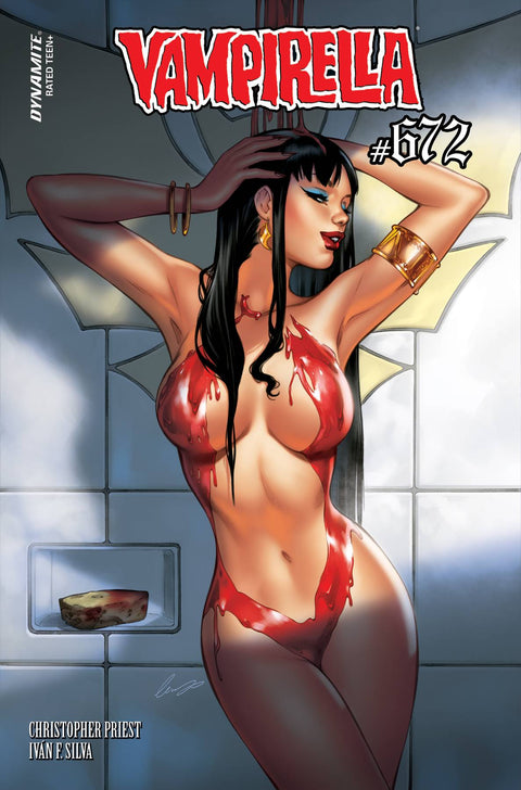 Vampirella, Vol. 7 672 Comic Elias Chatzoudis Variant Dynamite Entertainment 2024