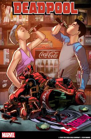 Deadpool, Vol. 9 5 Comic Jan Bazalua Coca- Cola Variant Marvel Comics 2024