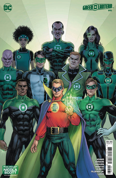 Green Lantern, Vol. 8 15 Comic Nicola Scott Variant DC Comics 2024