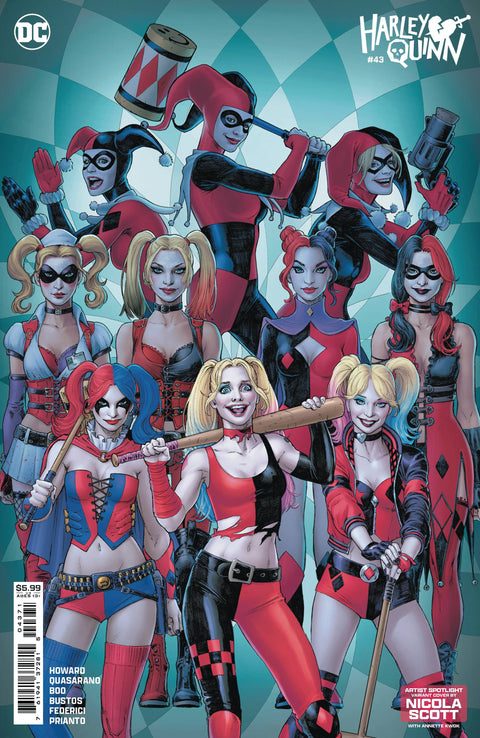 Harley Quinn, Vol. 4 43 Comic Nicola Scott Variant DC Comics 2024