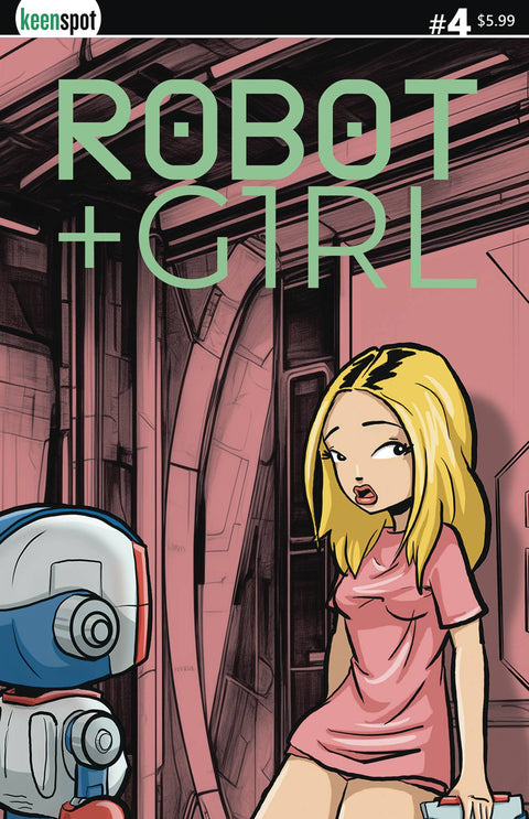 Robot + Girl 4 Comic Cvr A Mike White Keenspot Entertainment 2024