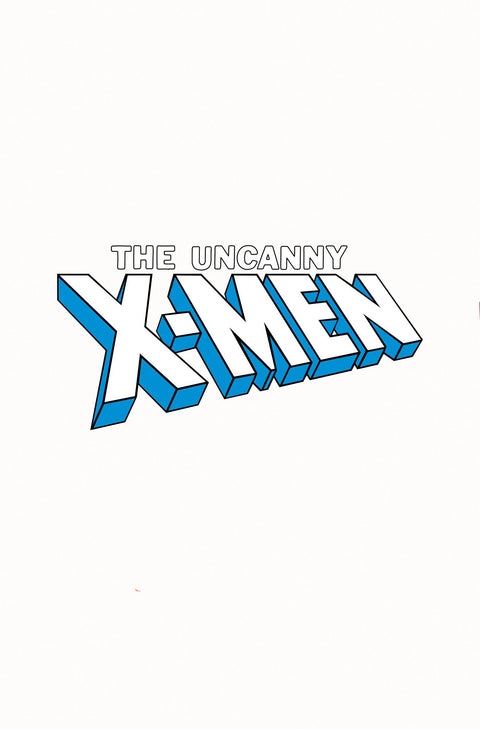 Uncanny X-Men, Vol. 6 1 Comic Logo Variant Marvel Comics 2024