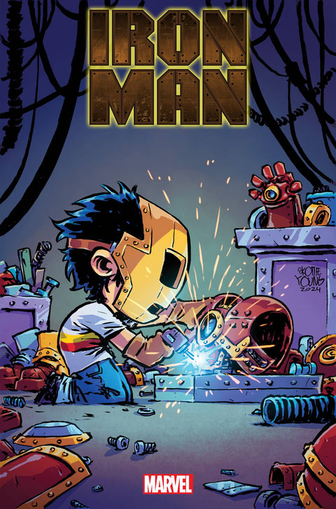 Iron Man, Vol. 7 1 Comic Skottie Young Variant Marvel Comics 2024