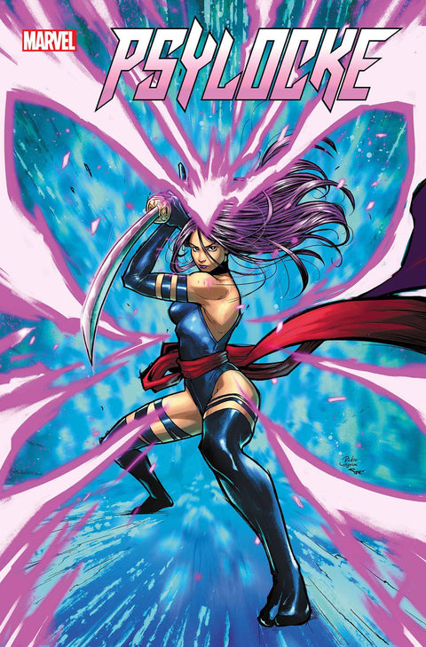 Psylocke, Vol. 2 1 Comic Rickie Yagawa Pink Foil Variant Marvel Comics 2024