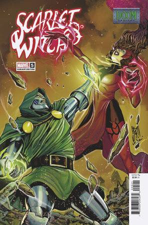 Scarlet Witch, Vol. 4 5 Comic Stefano Caselli Doom Variant Marvel Comics 2024