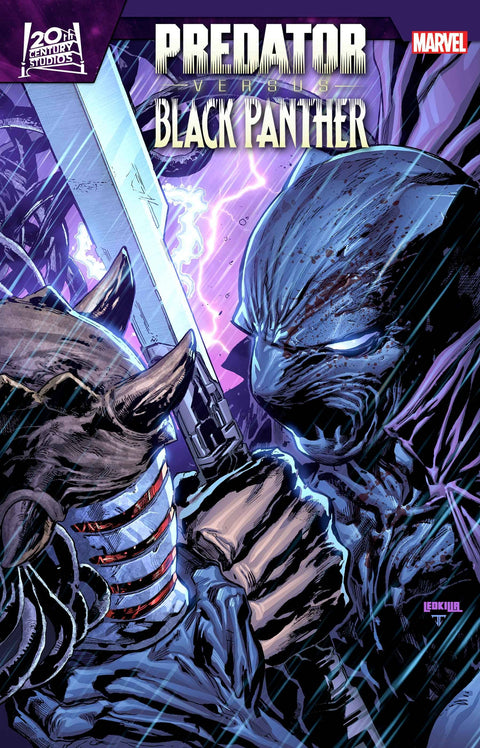 Predator vs. Black Panther 3 Comic Ken Lashley Regular Marvel Comics 2024