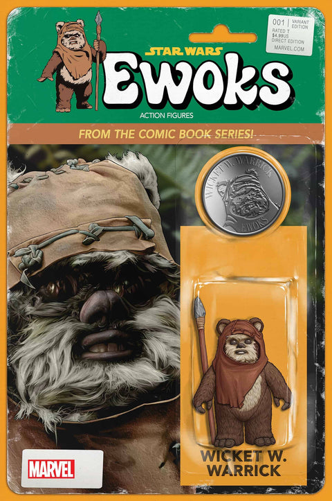 Star Wars: Ewoks, Vol. 1 1 Comic John Tyler Christopher Action Figure Variant Marvel Comics 2024