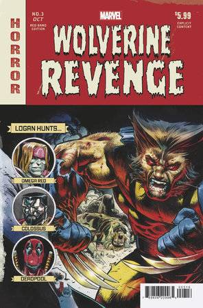 Wolverine: Revenge - Red Band 3 Comic 1:25 Nic Klein Incentive Marvel Comics 2024