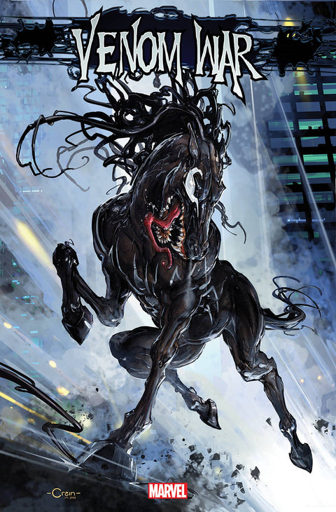 Venom War 1 Comic Clayton Crain Venom Horse Marvel Comics 2024