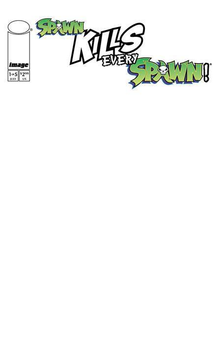 Spawn Kills Every Spawn! 1 Comic Blank Sketch Variant Image Comics 2024