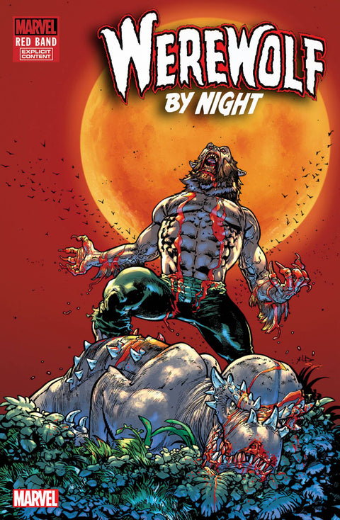 Werewolf By Night: Red Band 4 Comic Andrei Bressan Variant Marvel Comics 2024