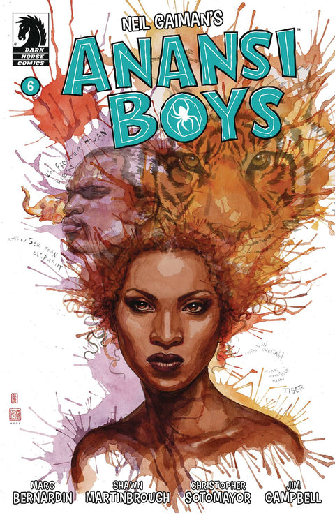 Anansi Boys 6 Comic David Mack Regular Dark Horse Comics 2024