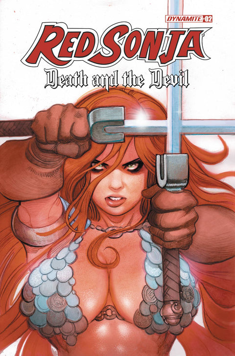 Red Sonja: Death and the Devil 2 Comic Moritat Variant Dynamite Entertainment 2024