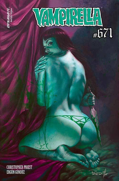 Vampirella, Vol. 7 671 Comic Lucio Parrillo Ultraviolet Variant Dynamite Entertainment 2024